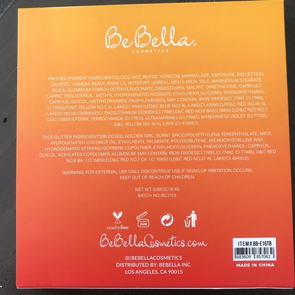 Be Bella Tempting and Bronze Shadow Palette - Picture 3 of 3